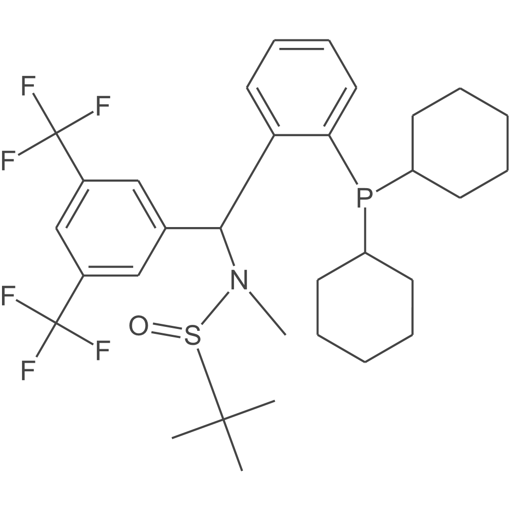 [S(R)]-N-[(R)-3,5-二(三氟甲基)苯基)]-[2-(二环己基膦)苯基]-N-甲基-2-叔丁基亚磺酰胺