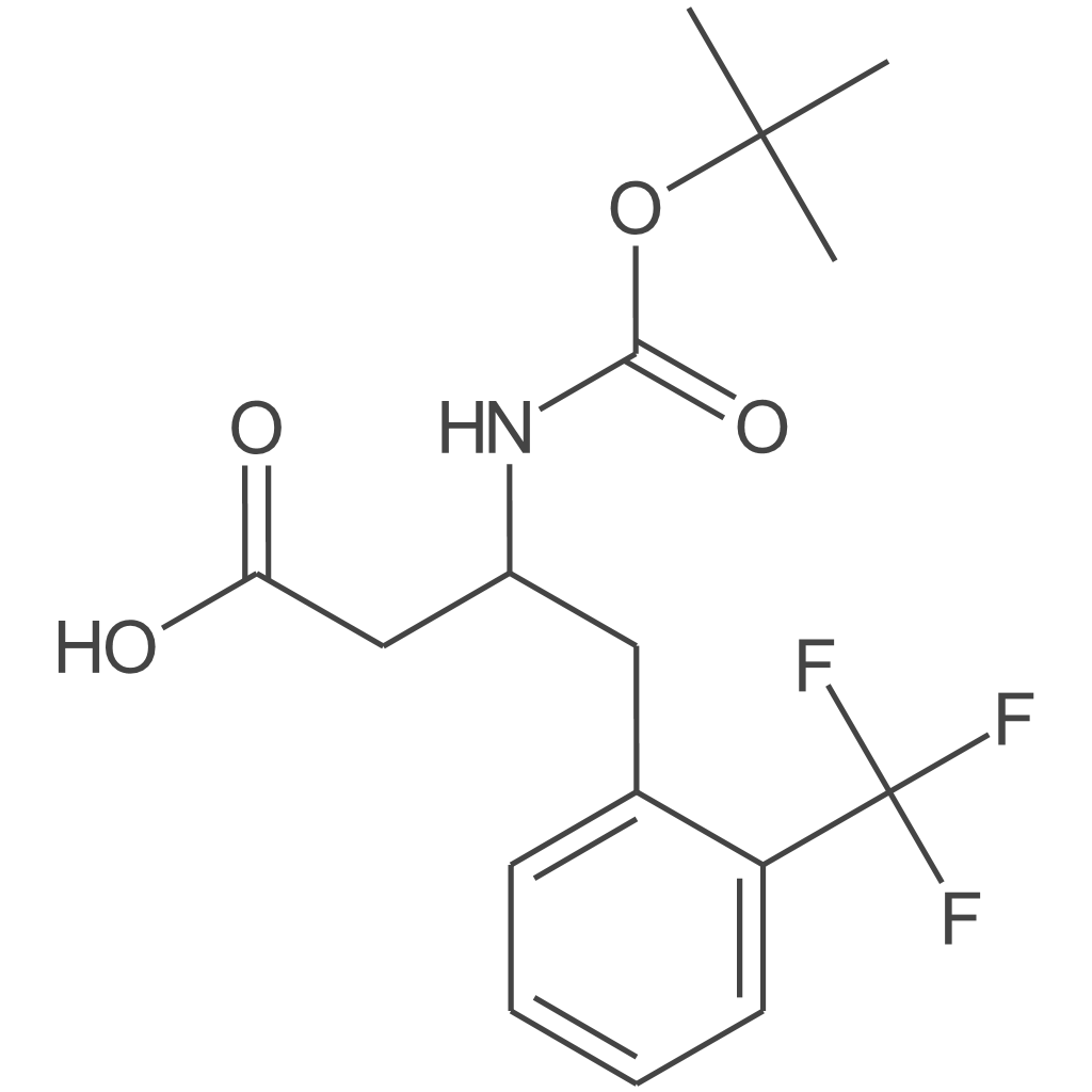 (S)-3-((叔丁氧基羰基)氨基)-4-(2-(三氟甲基)苯基)丁酸