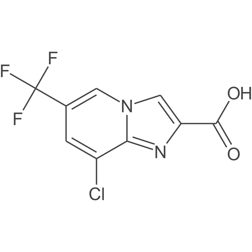 8-氯-6-(三氟甲基)咪唑并[1,2-a]吡啶-2-羧酸