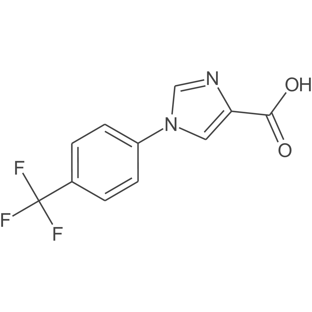 1-(4-(三氟甲基)苯基)-1H-咪唑-4-羧酸