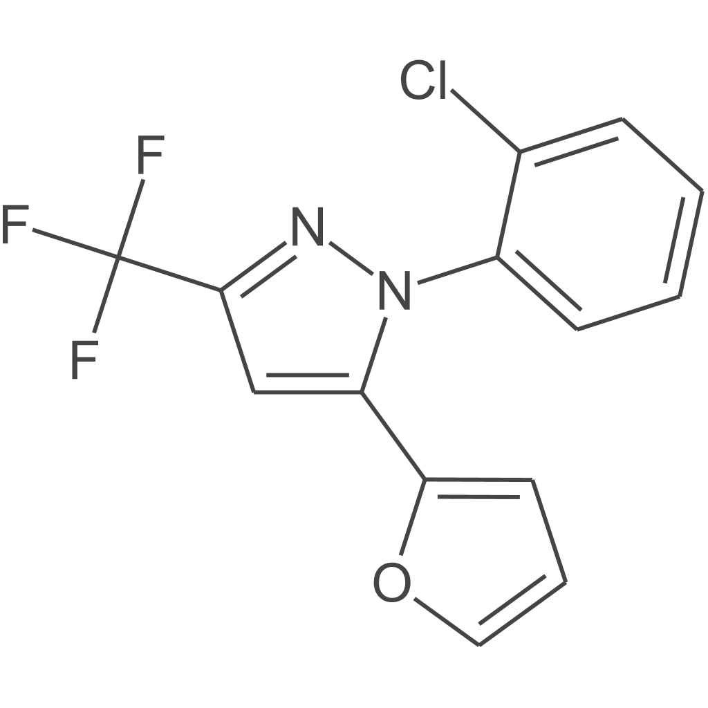 1-(2-氯苯基)-5-(呋喃-2-基)-3-(三氟甲基)-1H-吡唑