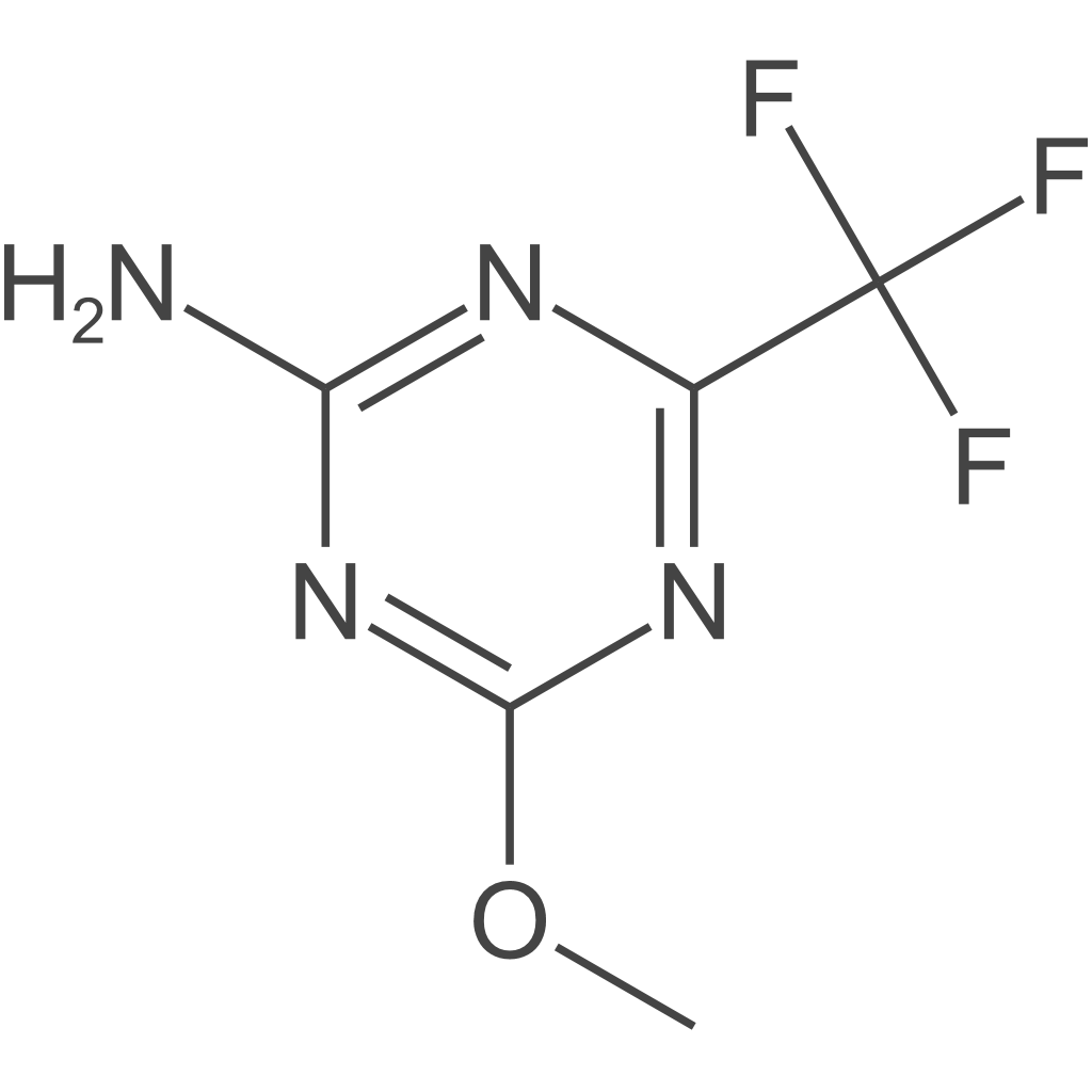 4-甲氧基-6-(三氟甲基)-1,3,5-三嗪-2-胺