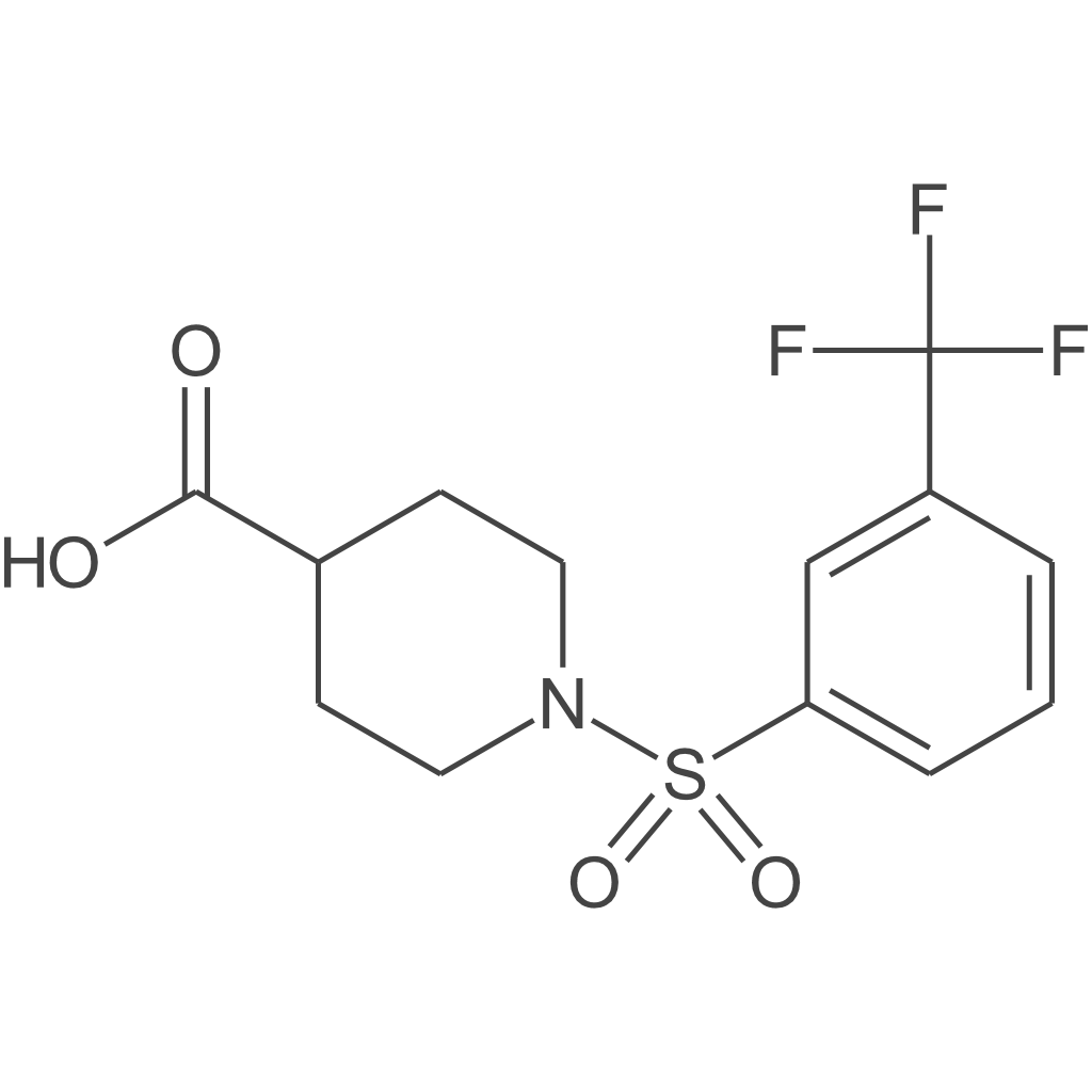 1-[3-(三氟甲基)苯磺酰基]哌啶-4-羧酸