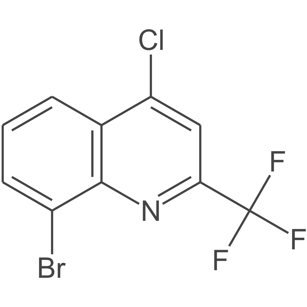 2-三氟甲基-4-氯-8-溴喹啉