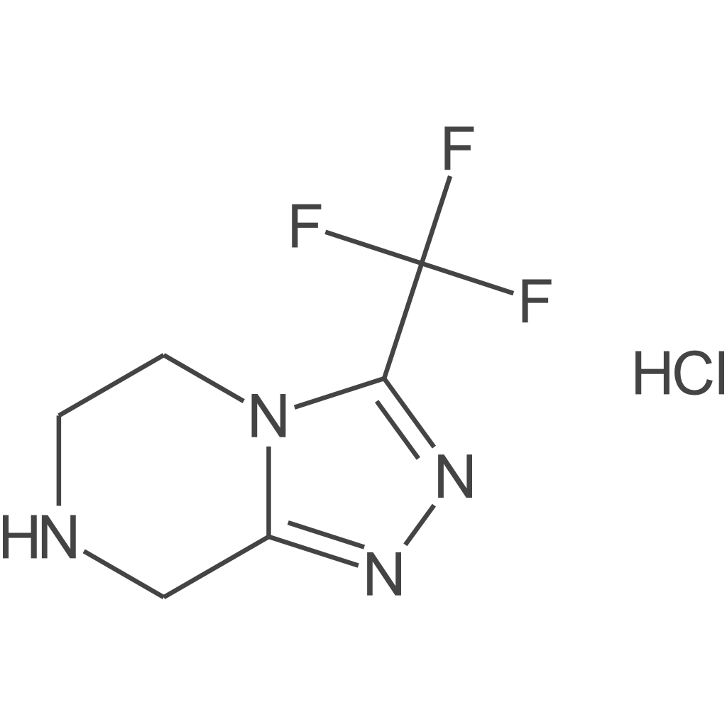 3-(三氟甲基)-5,6,7,8-四氢-[1,2,4]三唑并[4,3-a]吡嗪盐酸盐