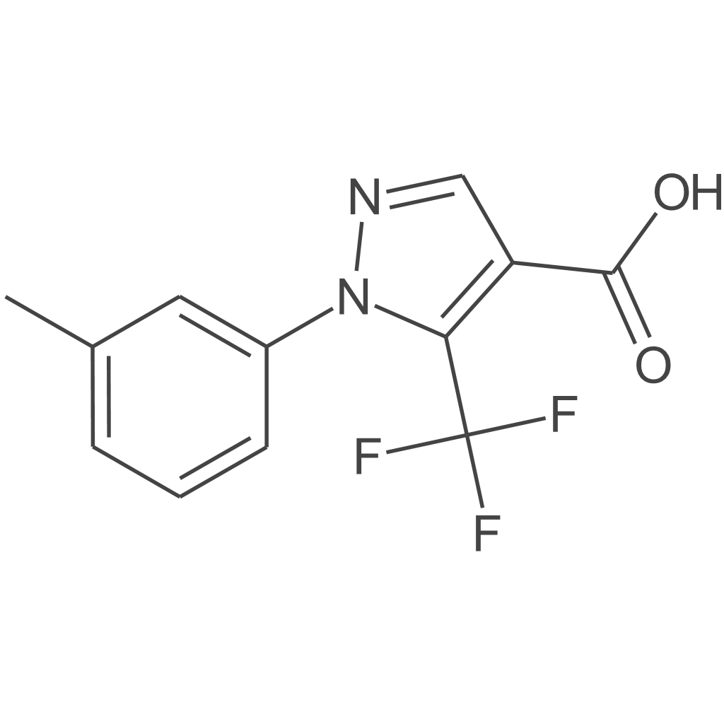 1-(3-甲基苯基)-5-(三氟甲基)-1H-吡唑-4-羧酸