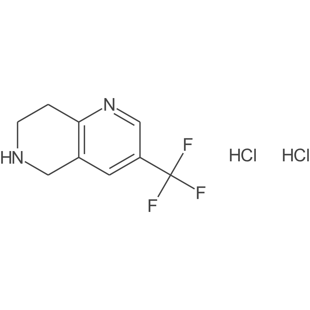 3-(三氟甲基)-5,6,7,8-四氢-1,6-萘啶二盐酸盐