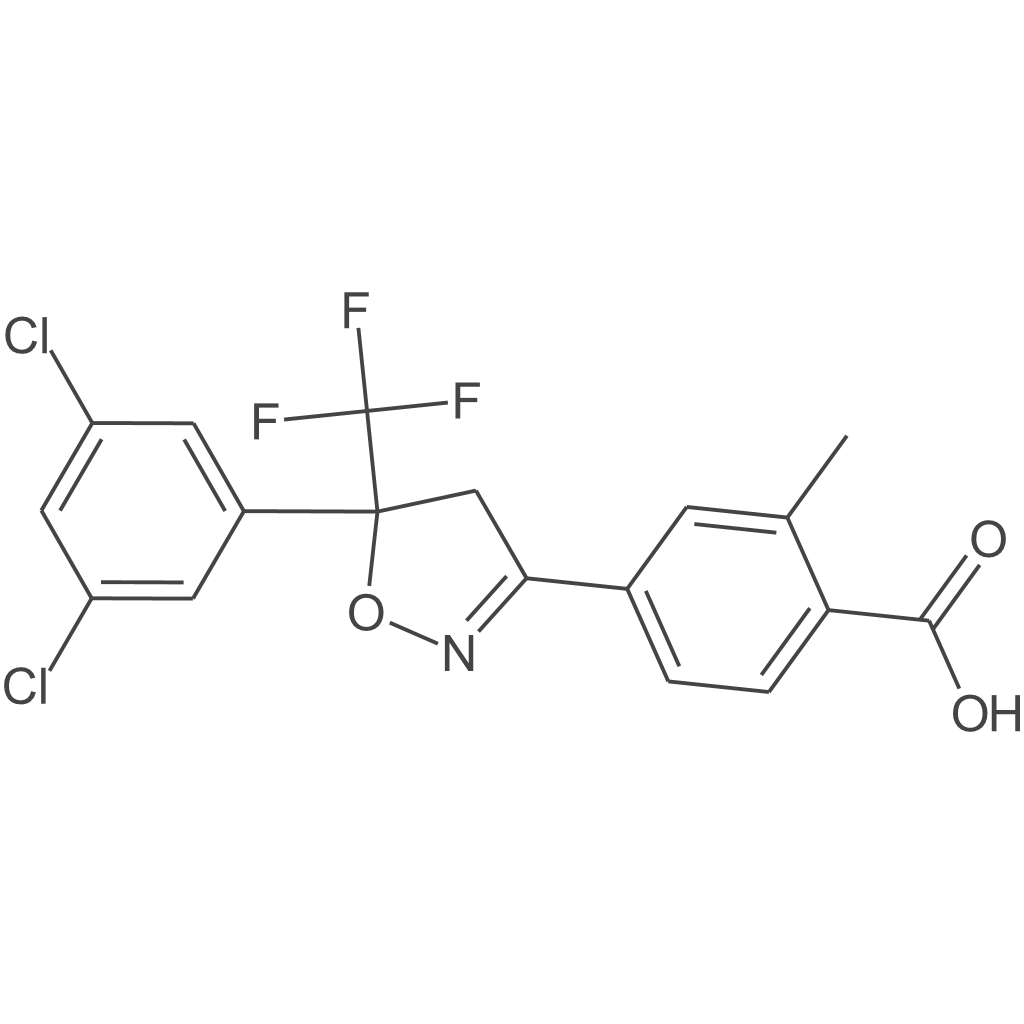 4-(5-(3,5-二氯苯基)-5-(三氟甲基)-4,5-二氢异噁唑-3-基)-2-甲基苯甲酸