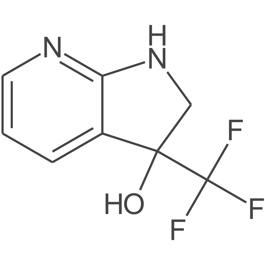 3-(三氟甲基)-2,3-二氢-1H-吡咯并[2,3-b]吡啶-3-醇