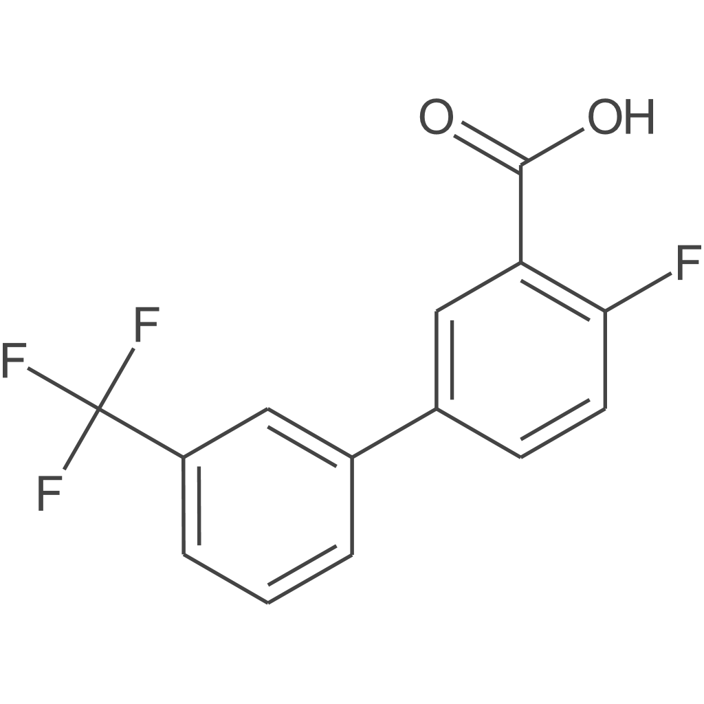 2-氟-5-(3-三氟甲基苯基)苯甲酸