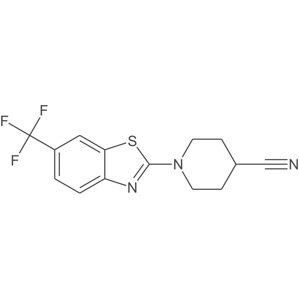 1-(6-(三氟甲基)苯并[d]噻唑-2-基)哌啶-4-碳腈