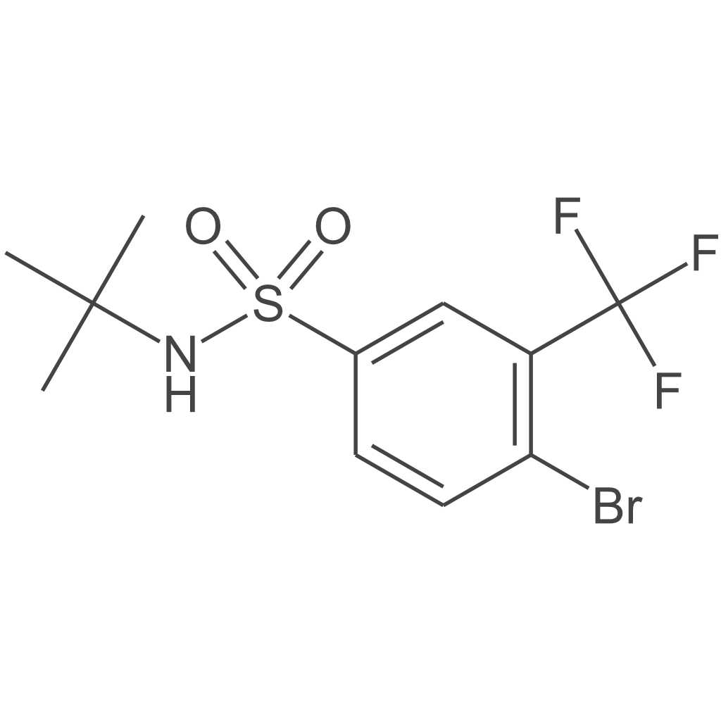 4-溴-N-(叔丁基)-3-(三氟甲基)苯磺酰胺