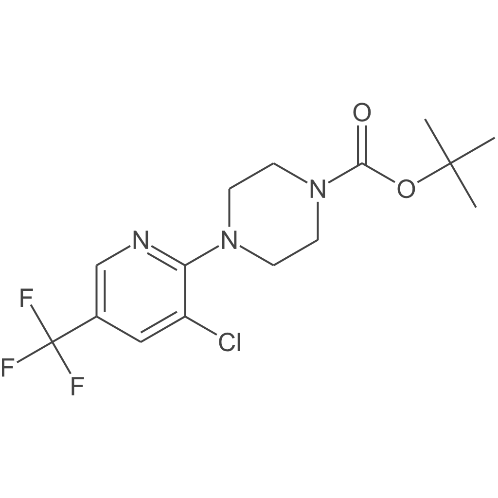 4-[3-氯-5-(三氟甲基)-2-吡啶基]-1-哌嗪甲酸1,1-二甲基乙酯