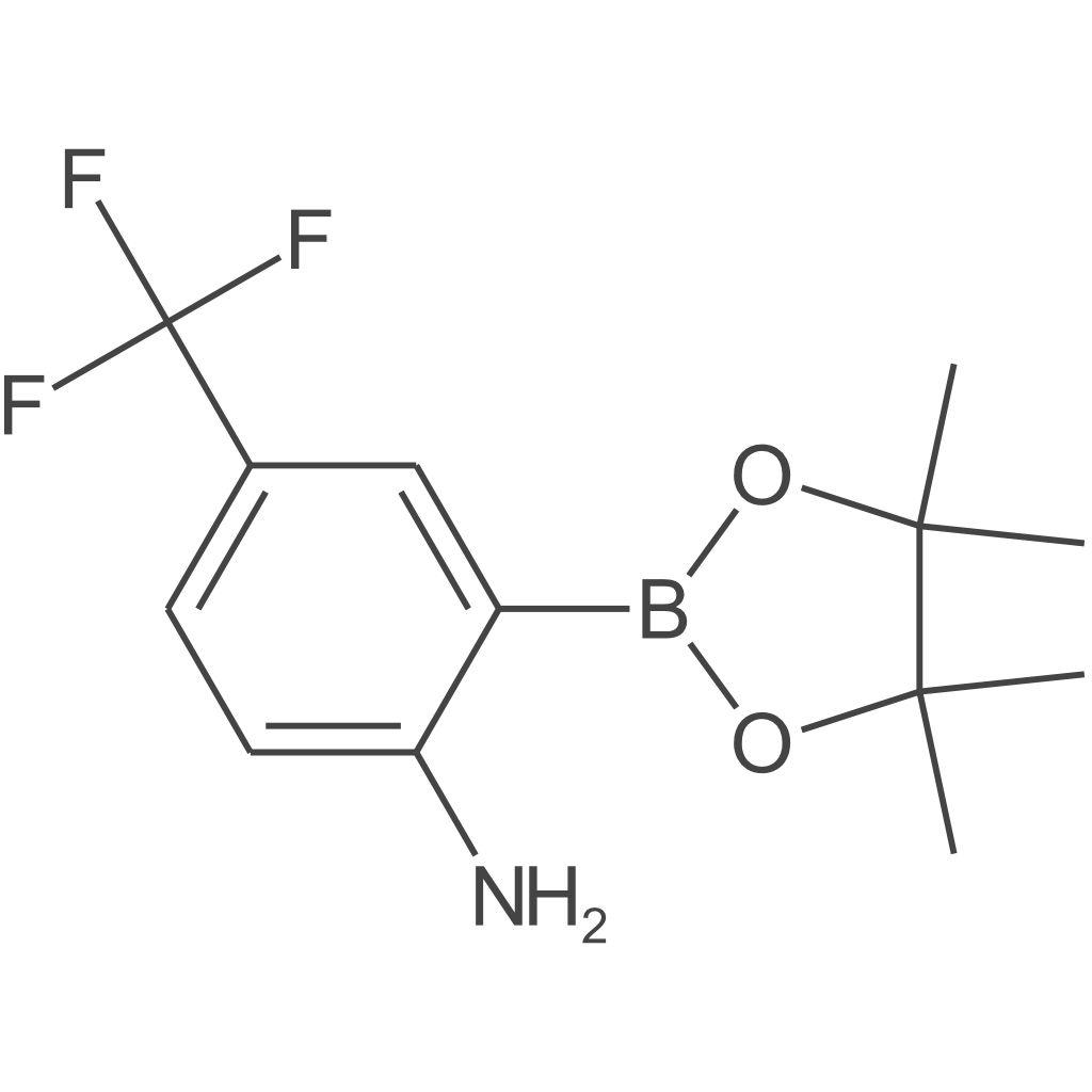 2-(4,4,5,5-四甲基-1,3,2-二氧杂硼杂环戊烷-2-基)-4-(三氟甲基)苯胺