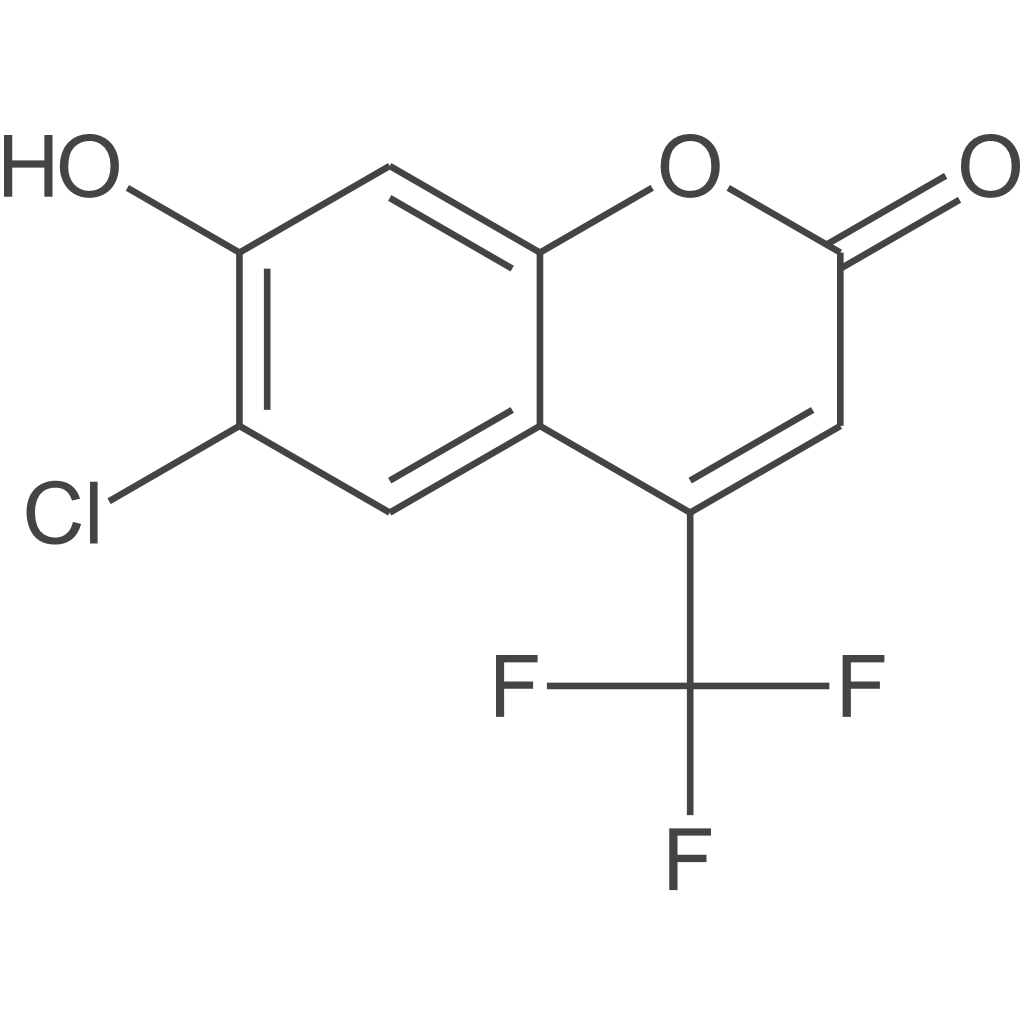 6-氯-7-羟基-4-(三氟甲基)-2H-苯并吡喃-2-酮