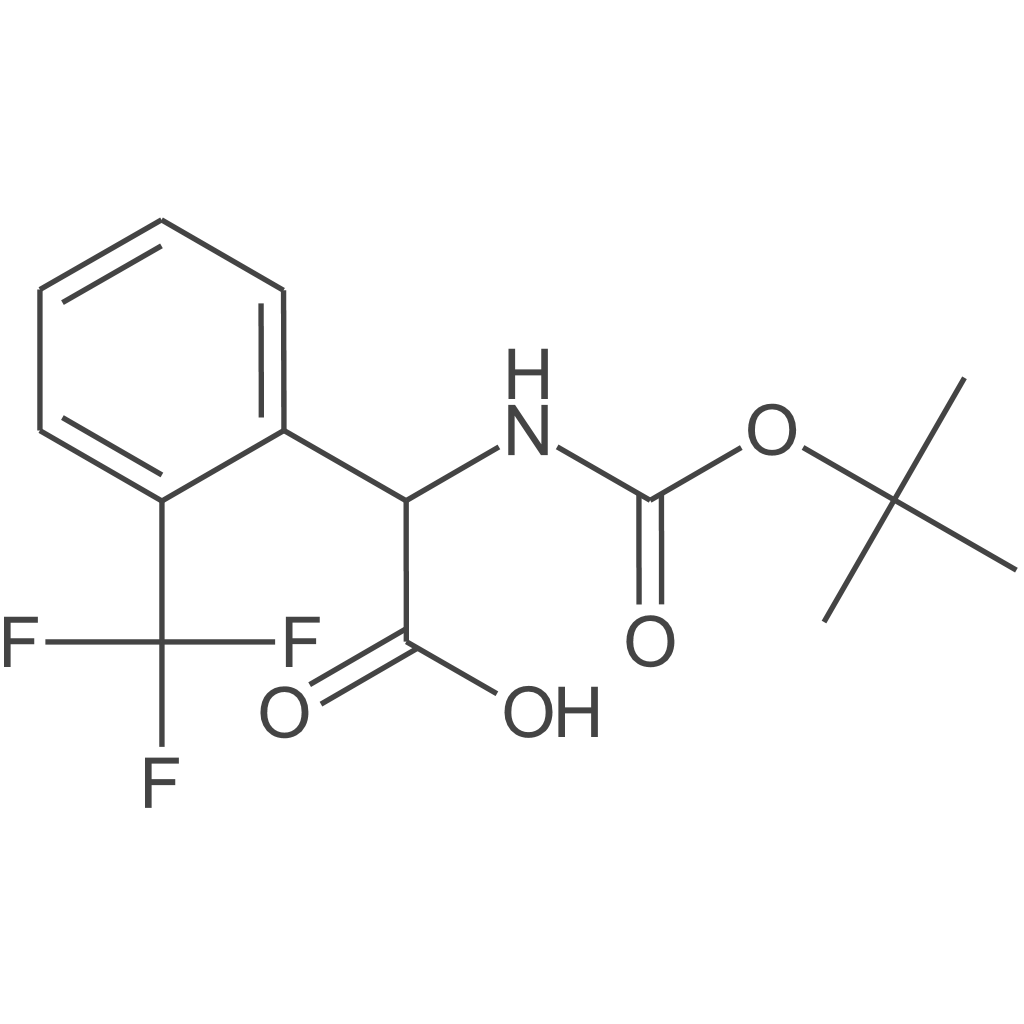 (S)-2-(叔丁氧羰基)氨基)-2-(2-(三氟甲基)苯基)乙酸