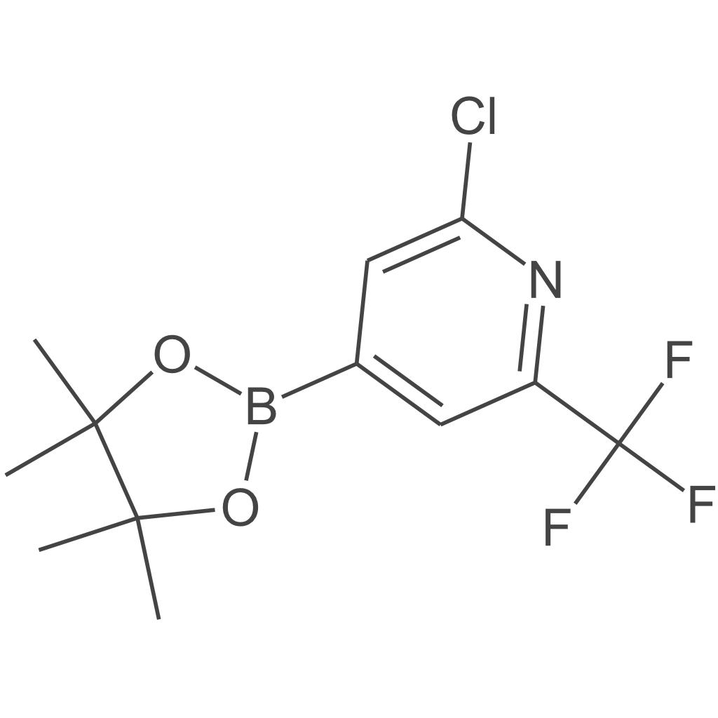 2-氯-4-(4,4,5,5-四甲基-1,3,2-二氧杂硼杂环戊烷-2-基)-6-(三氟甲基)吡啶