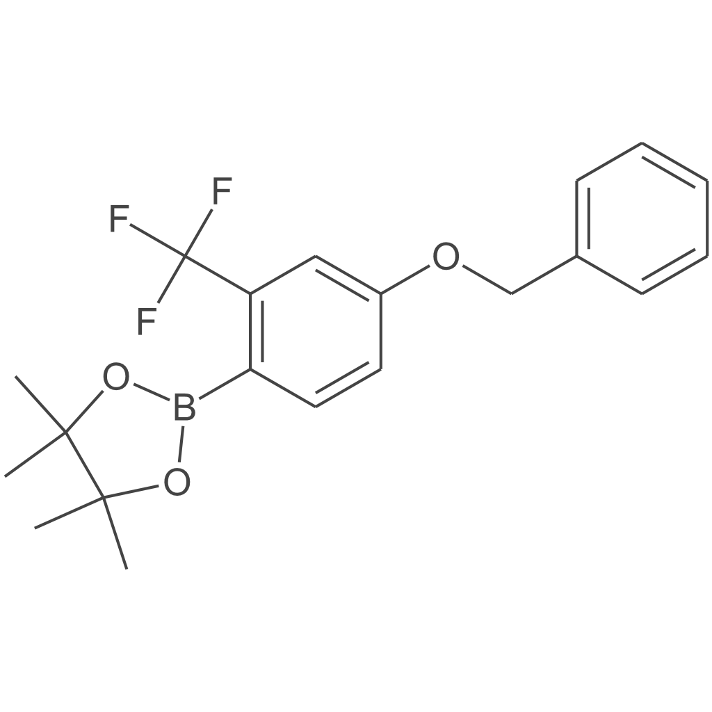 2-(4-(苄氧基)-2-(三氟甲基)苯)-4,4,5,5-四甲基-1,3,2-二氧杂硼烷