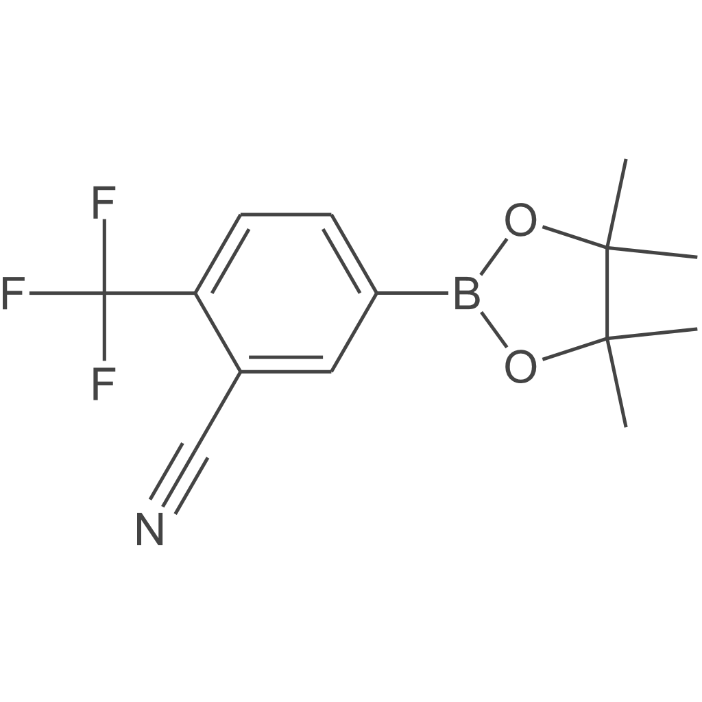 5-(4,4,5,5-四甲基-1,3,2-二氧硼戊环-2-基)-2-(三氟甲基)苯腈