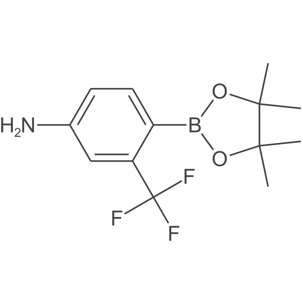 4-(4,4,5,5-四甲基-1,3,2-二氧杂硼烷-2-基)-3-(三氟甲基)苯胺