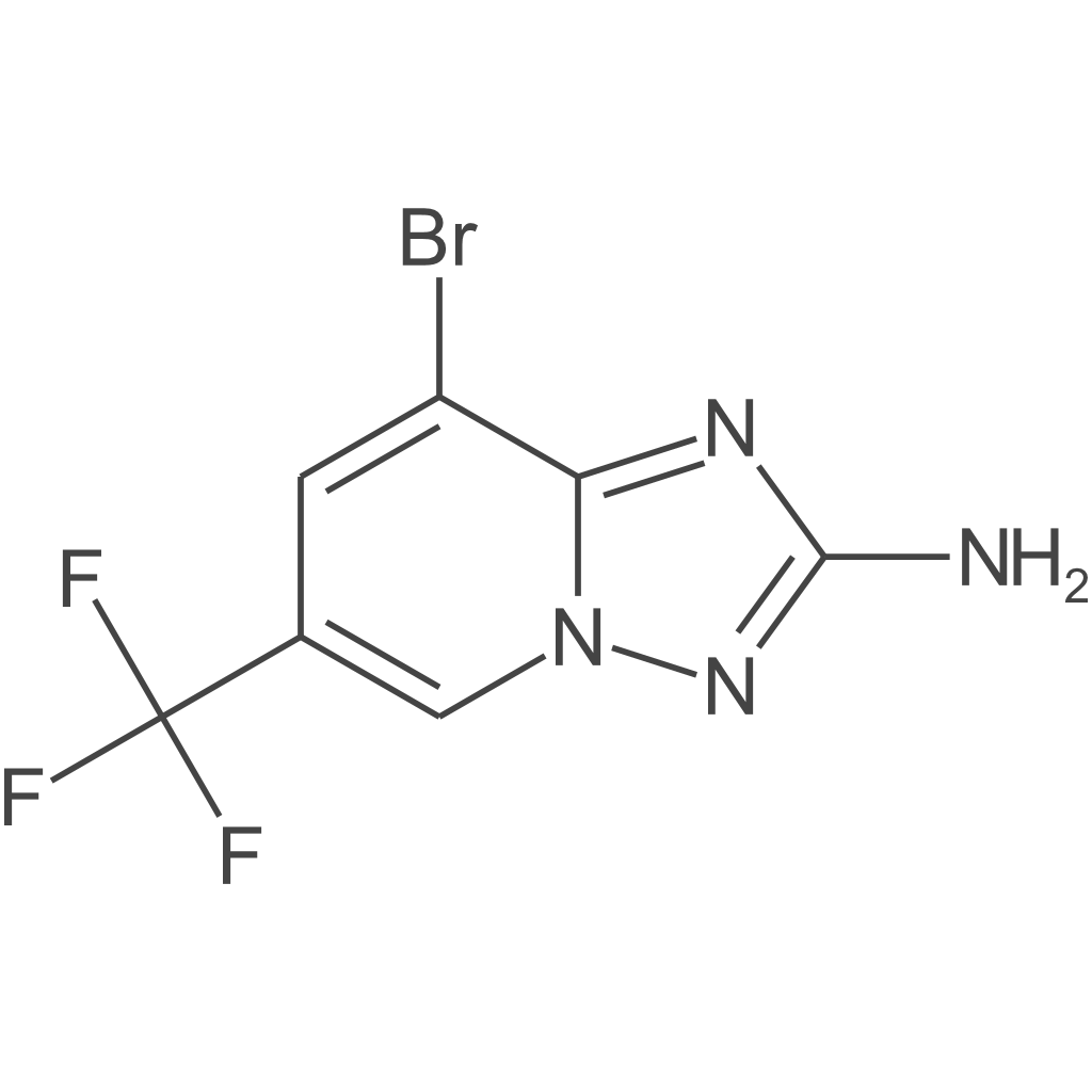 8-溴-6-(三氟甲基)-[1,2,4]三唑并[1,5-a]吡啶-2-胺