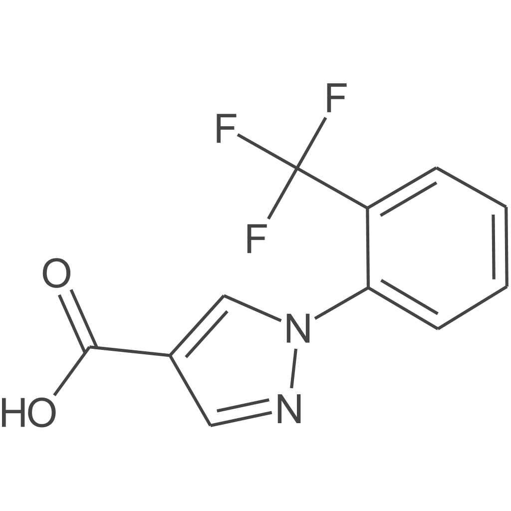 1-(2-三氟甲基苯基)吡唑-4-甲酸