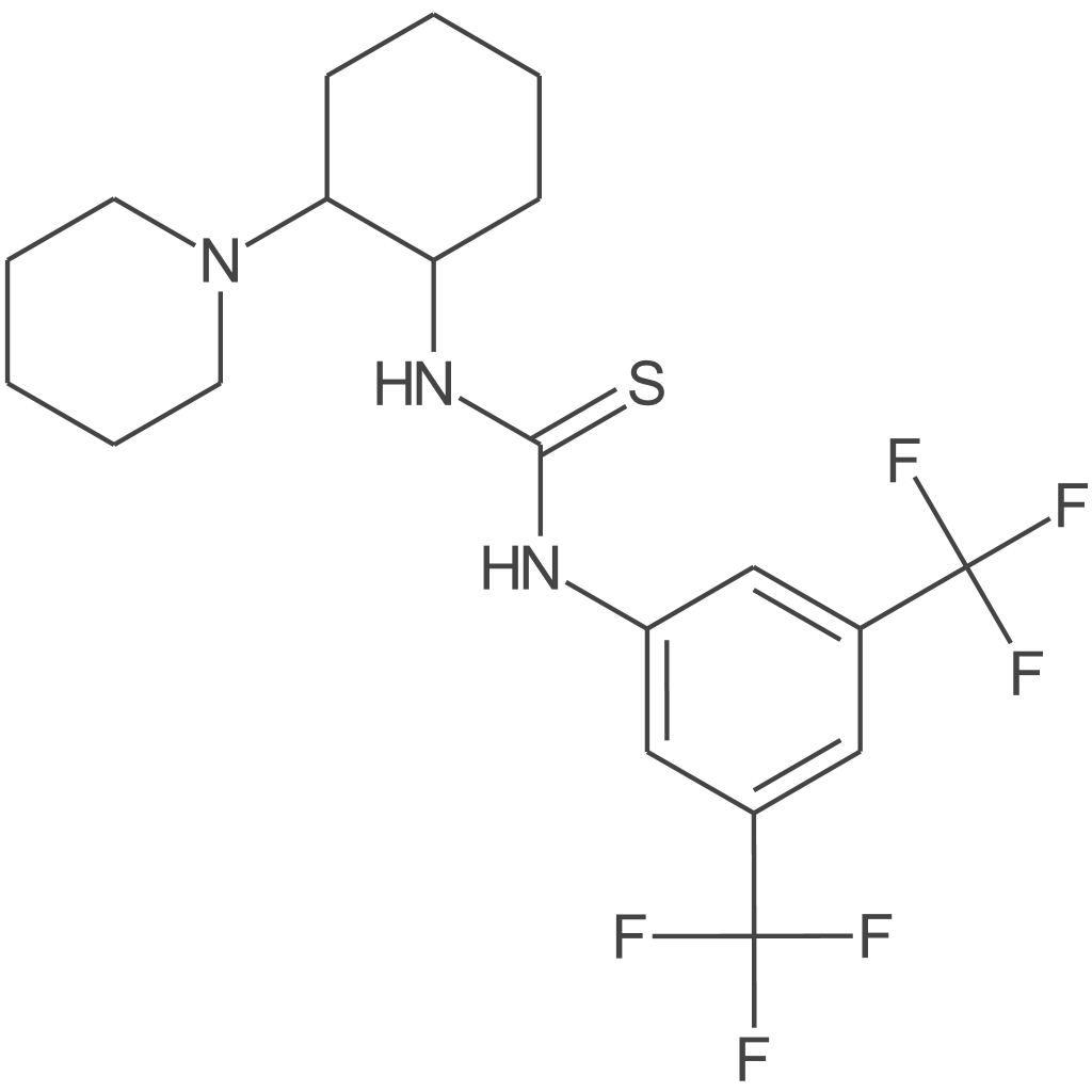 N-[3,5-双(三氟甲基)苯基]-N'-[(1R,2R)-2-(1-哌啶基)环己基]硫脲