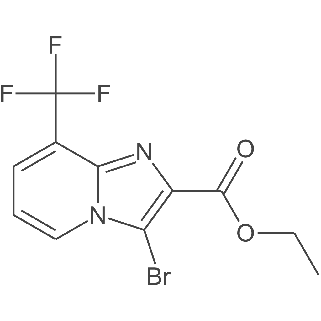 3-溴-8-(三氟甲基)咪唑[1,2-a]吡啶-2-羧酸乙酯