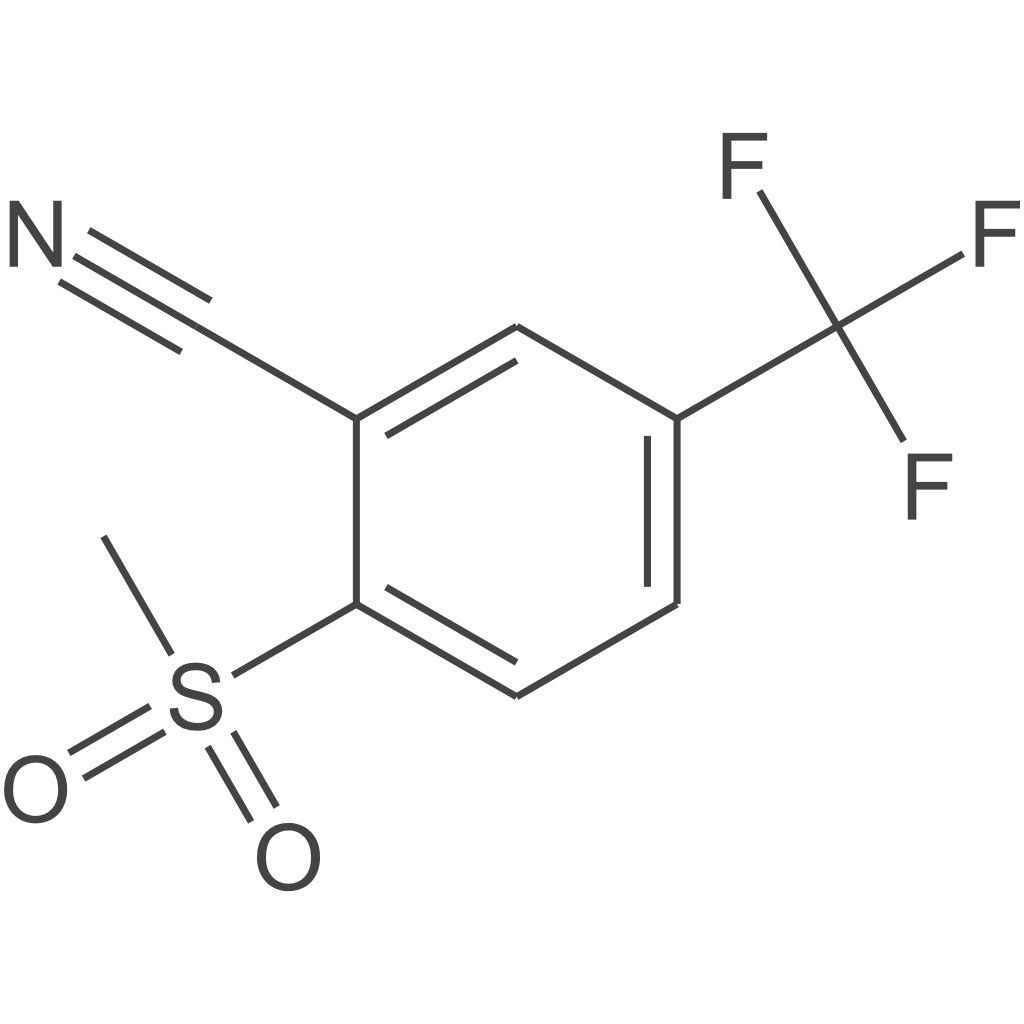 2-(甲基磺酰基)-5-(三氟甲基)苯甲腈