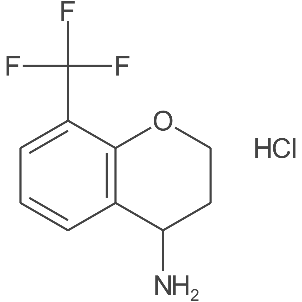 8-(三氟甲基)苯并二氢吡喃-4-胺盐酸盐