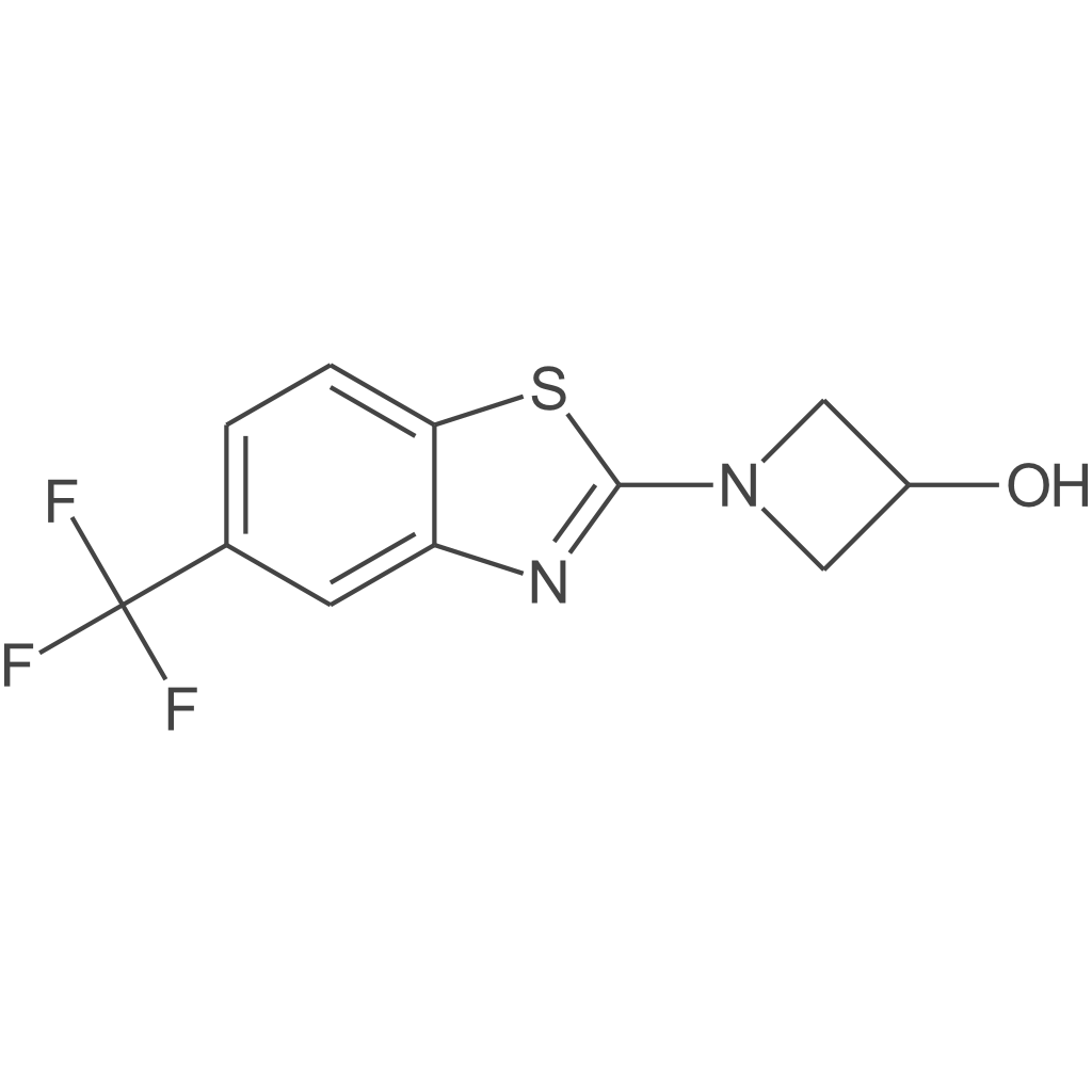 1-(5-(三氟甲基)苯并噻唑-2-基)氮杂环-3-醇