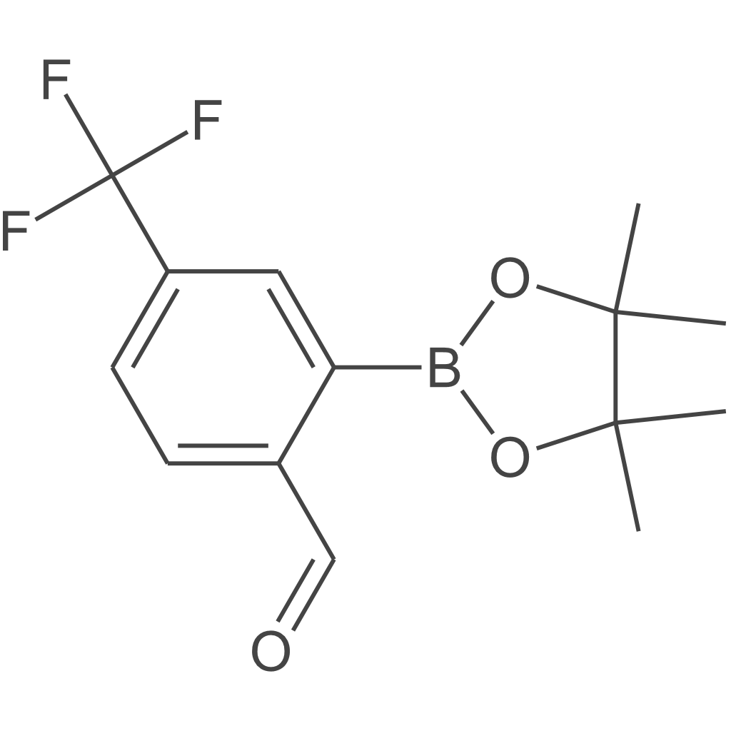 2-(4,4,5,5-四甲基-1,3,2-二氧硼戊环-2-基)-4-(三氟甲基)苯甲醛