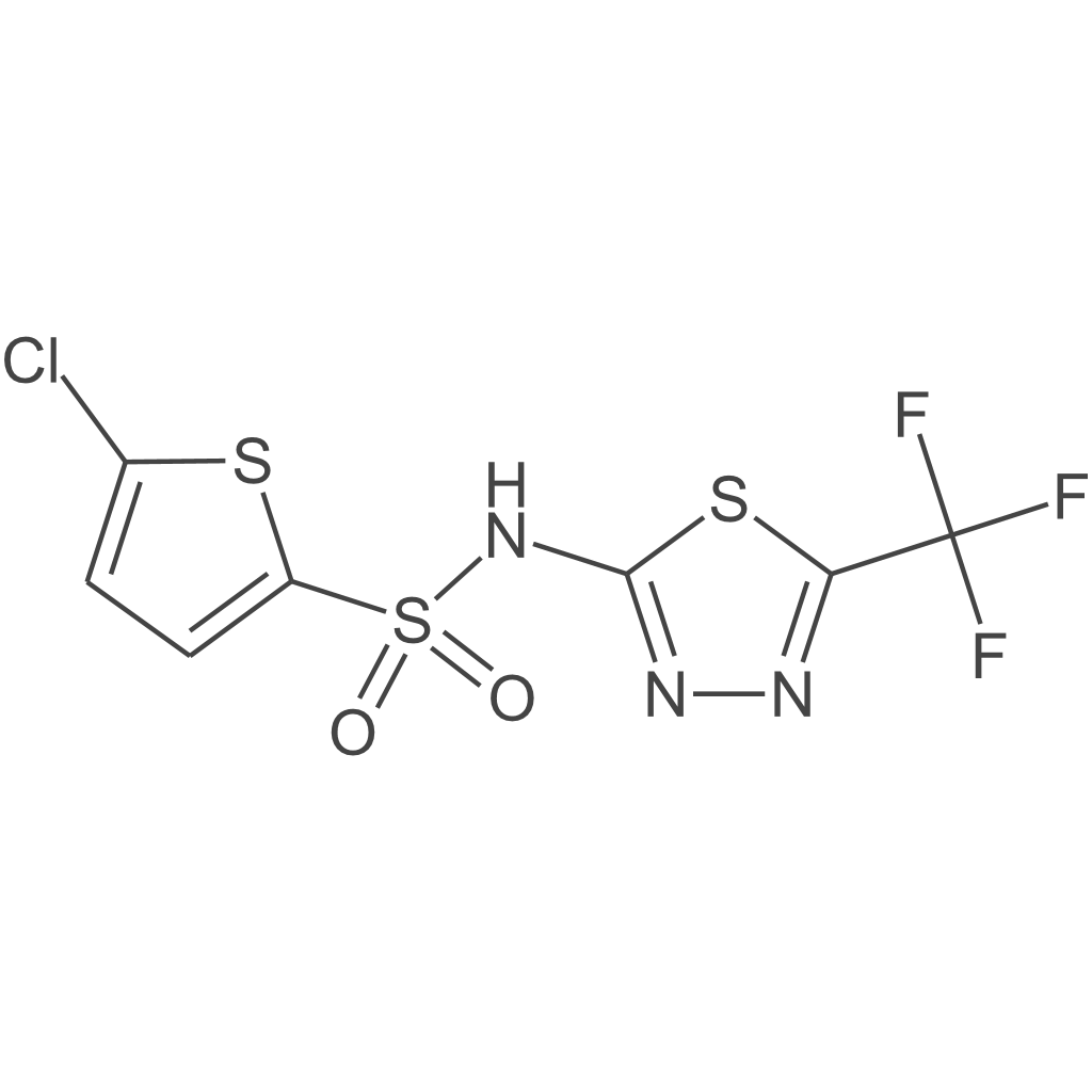 5-氯-N-(5-(三氟甲基)-1,3,4-噻二唑-2-基)噻吩-2-磺酰胺