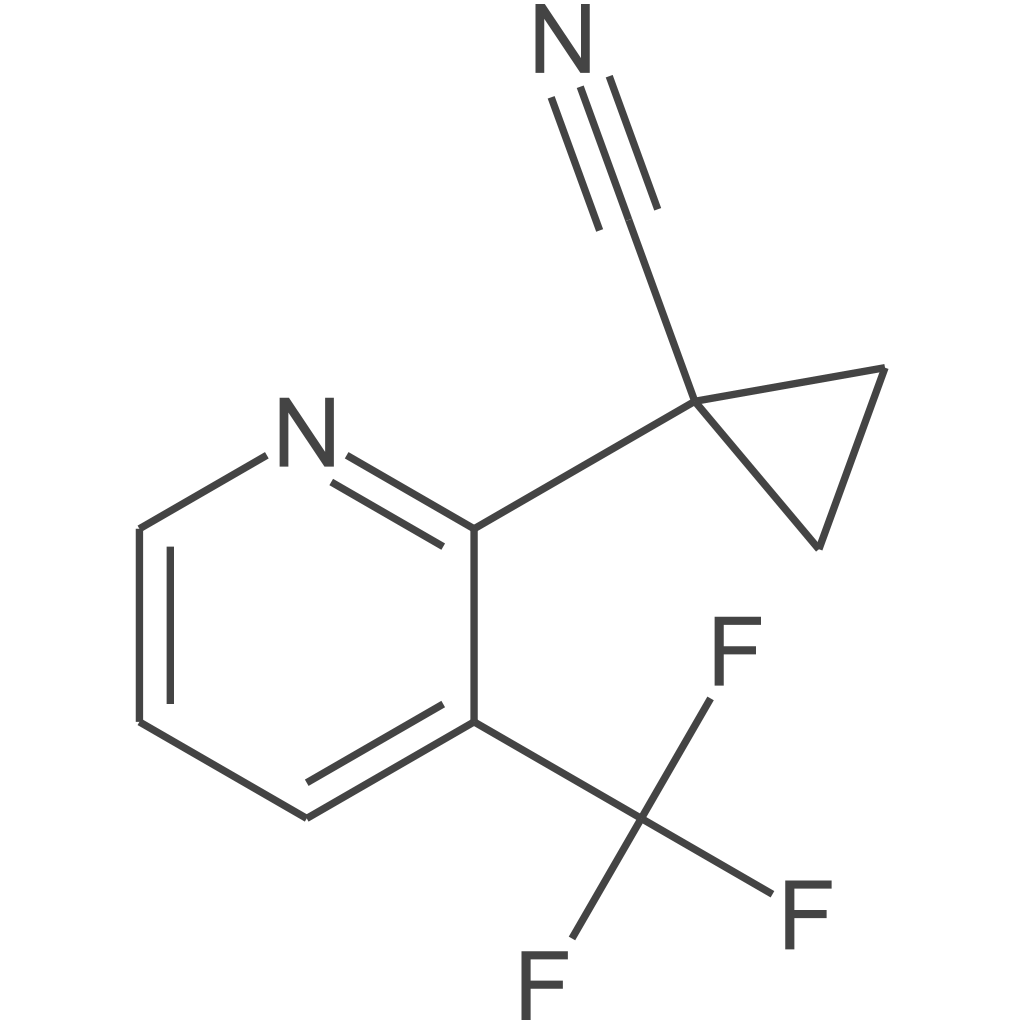 1-(3-(三氟甲基)吡啶-2-基)环丙烷-1-甲腈