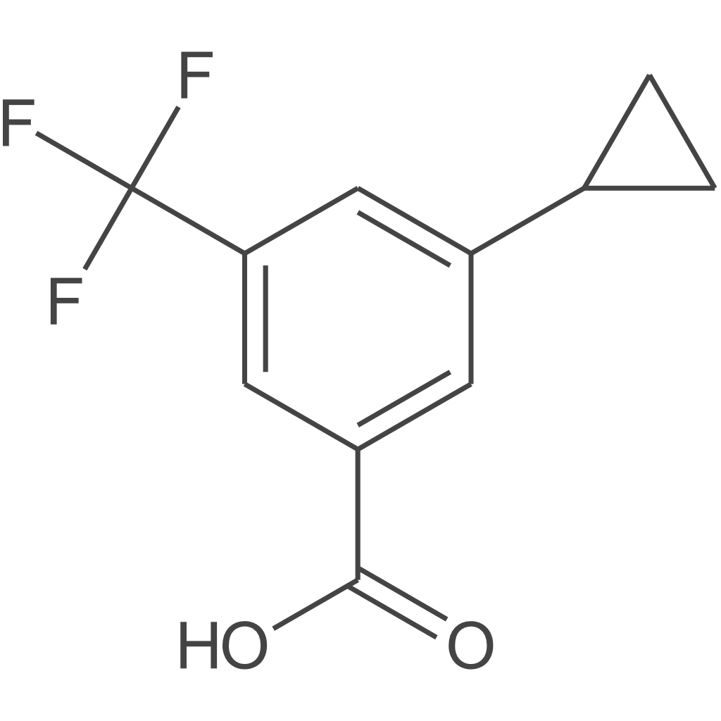 3-环丙基-5-(三氟甲基)苯甲酸
