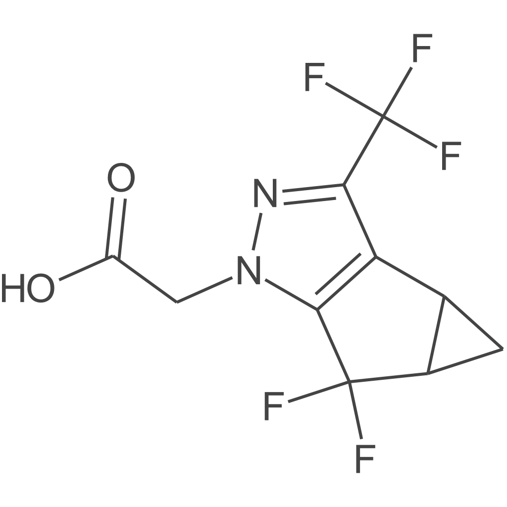 2-((3bS,4aR)-5,5-二氟-3-(三氟甲基)-3b,4,4a,5-四氢-1H-环丙烷[3,4]环戊[1,2-c]吡唑-1 -基)乙酸