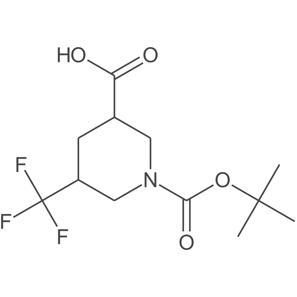 1-叔丁氧基羰基-5-(三氟甲基)哌啶-3-羧酸