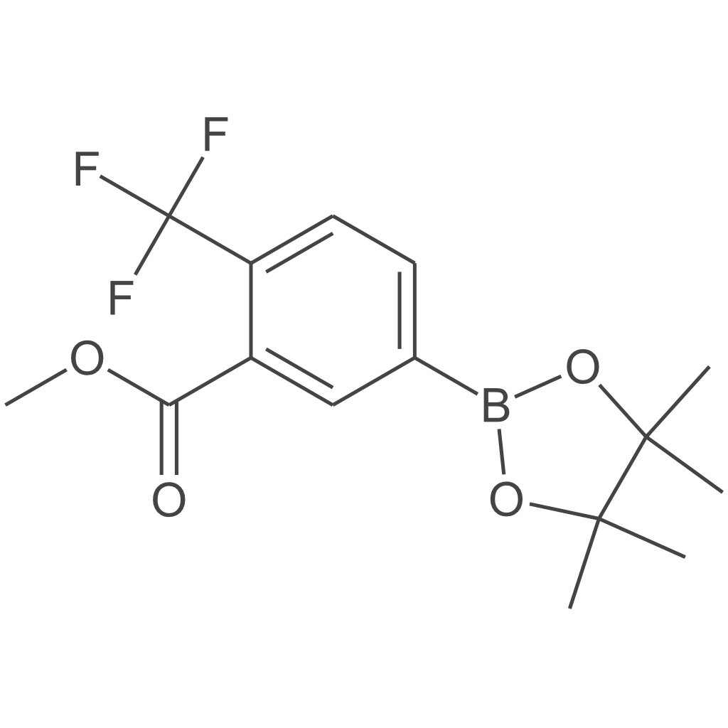 5-(4,4,5,5-四甲基-1,3,2-二氧杂波仑-2-基)-2-(三氟甲基)苯甲酸甲酯