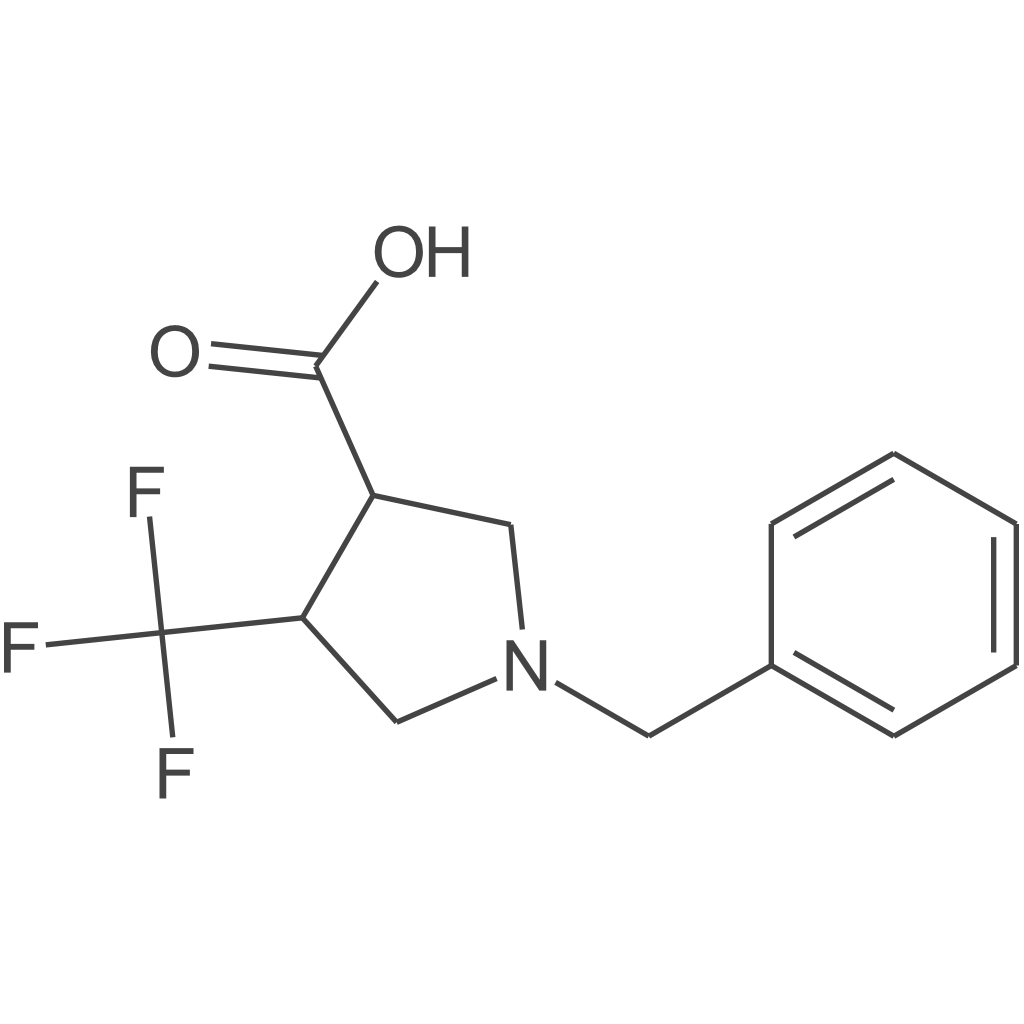 相对-(3S,4S)-1-苄基-4-(三氟甲基)吡咯烷-3-羧酸