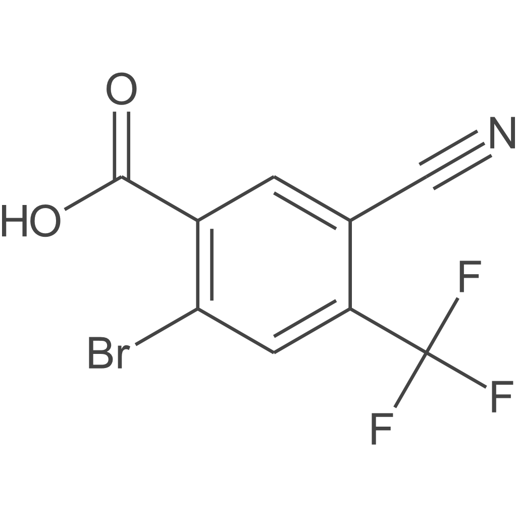 2-溴-5-氰基-4-(三氟甲基)苯甲酸