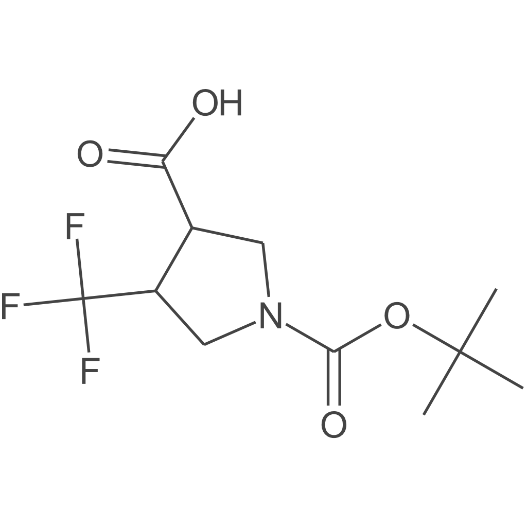 (3R,4R)-1-[(叔丁氧基)羰基]-4-(三氟甲基)吡咯烷-3-羧酸