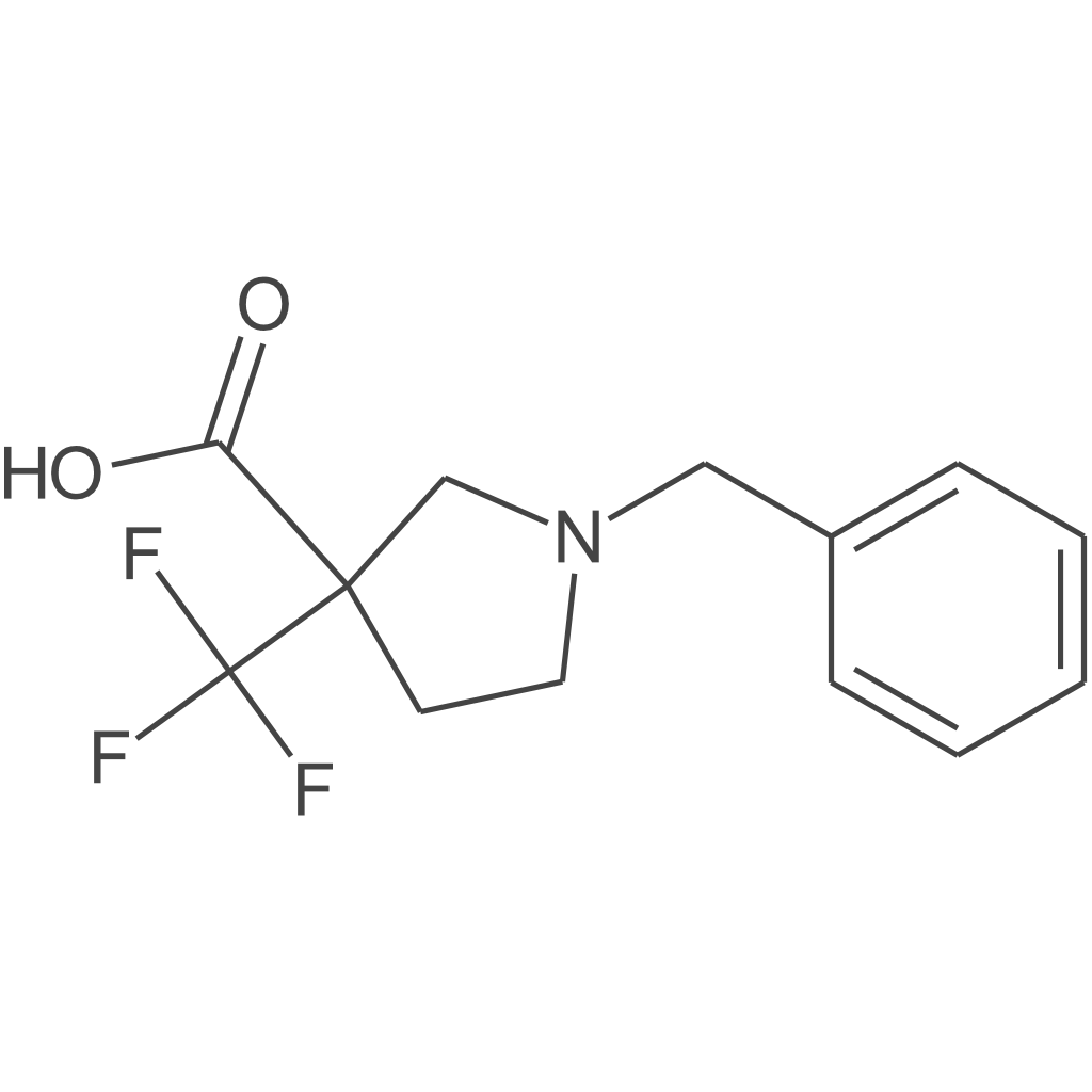 1-苄基-3-(三氟甲基)吡咯烷-3-羧酸