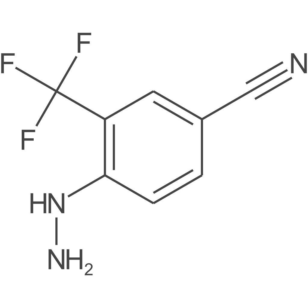 4-肼基-3-(三氟甲基)苯腈