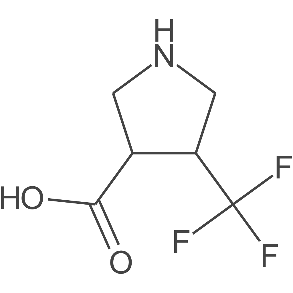 (3S,4S)-4-(三氟甲基)吡咯烷-3-羧酸
