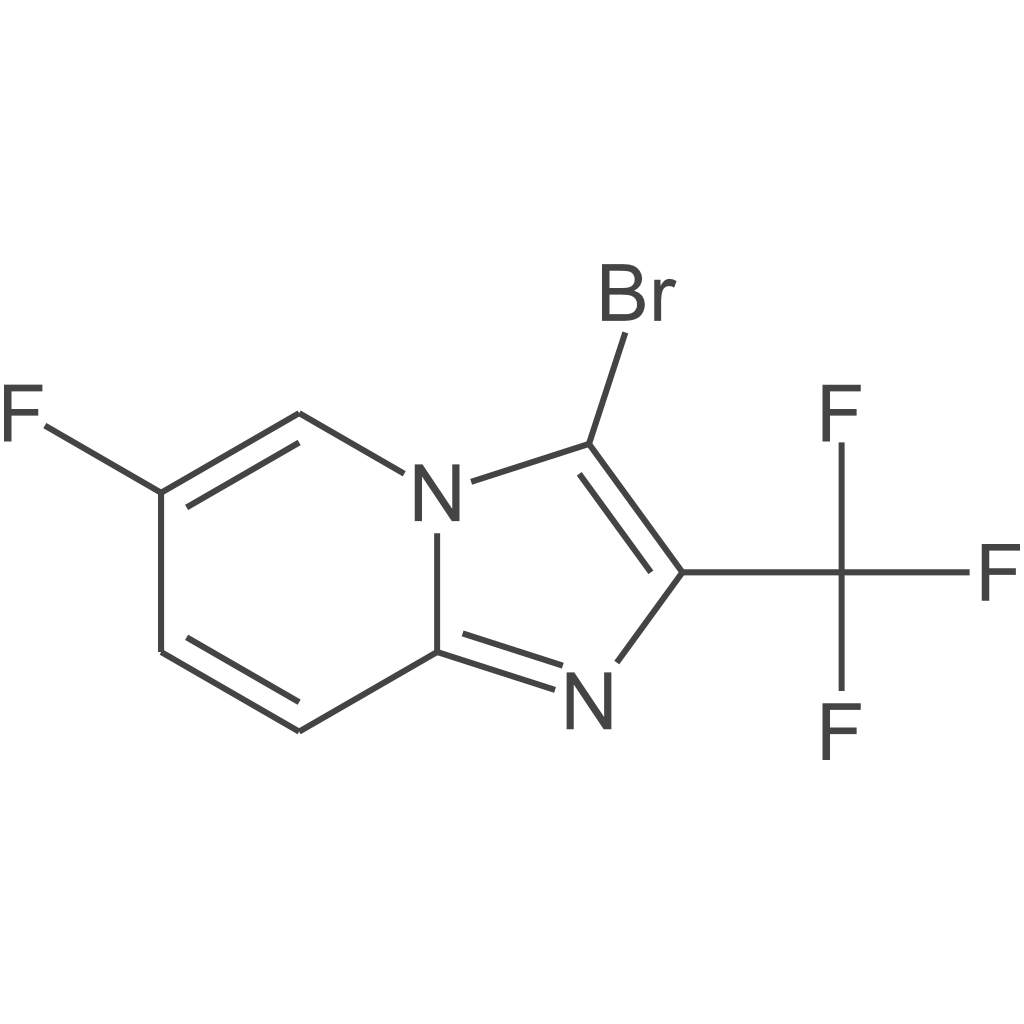 3-溴-6-氟-2-(三氟甲基)咪唑并[1,2-a]吡啶