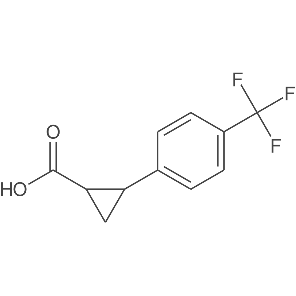 rel-(1R,2R)-2-(4-(三氟甲基)苯基)环丙烷羧酸