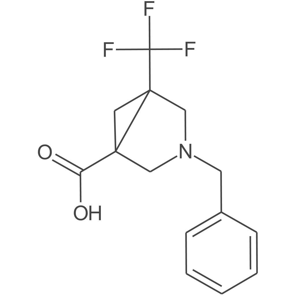 3-苄基-5-(三氟甲基)-3-氮杂双环[3.1.0]己烷-1-羧酸
