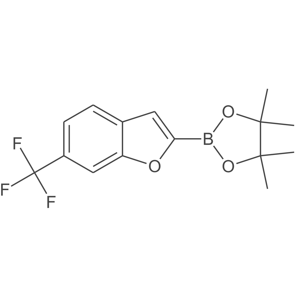 4,4,5,5-四甲基-2-(6-(三氟甲基)苯并呋喃-2-基)-1,3,2-二氧杂硼烷
