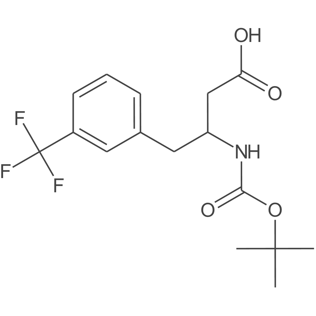 (S)-3-((叔丁氧基羰基)氨基)-4-(3-(三氟甲基)苯基)丁酸