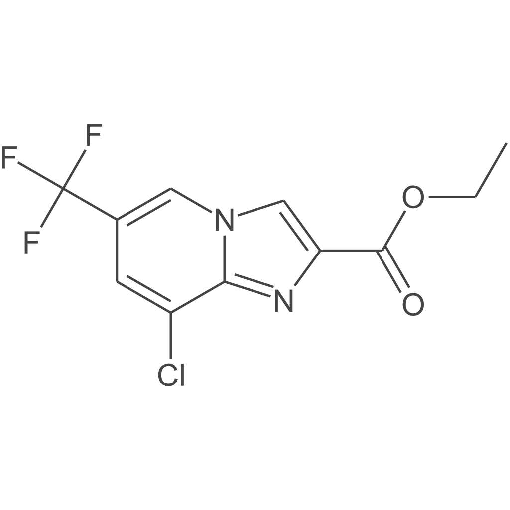 6-三氟甲基-8-氯咪唑并[1,2-a]吡啶-2-甲酸乙酯